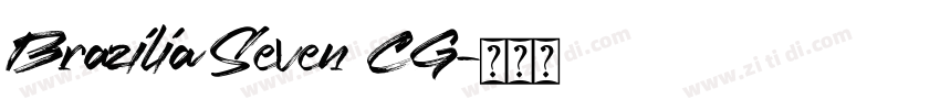 Brazilia Seven CG字体转换